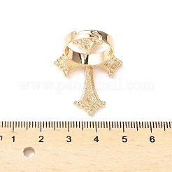 Регулируемые кольца для женщин из сплава со стразами RJEW-V004-06KCG