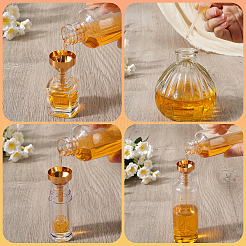 12 шт. алюминиевая воронкообразная воронка&nbsp;AJEW-GF0010-31G