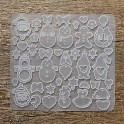 Рождественские темы силиконовые Молды для подвесок своими руками SIMO-L002-02B