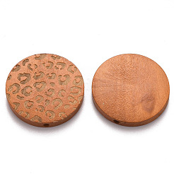 Perle di legno naturale verniciate&nbsp;WOOD-N006-07Q