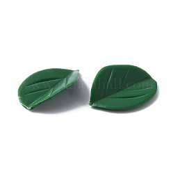Foglia di menta imitazione pvc&nbsp;DJEW-WH0015-65