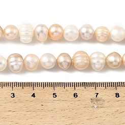 Нити из натурального культивированного пресноводного жемчуга PEAR-B004-13A-01A