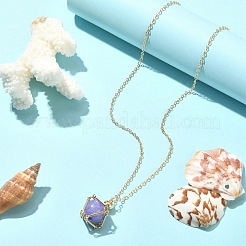 Плетеный мешочек из нержавеющей стали 304 в технике макраме&nbsp;NJEW-TA00079-02