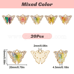 20шт стойка с покрытием из золотого сплава подвески ALRI-SC0001-45