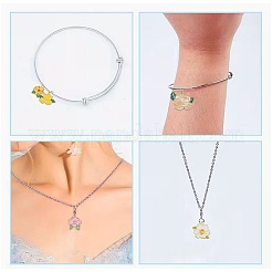 12шт 6 стиля подвески из сплава с эмалью&nbsp;ENAM-FS0004-11