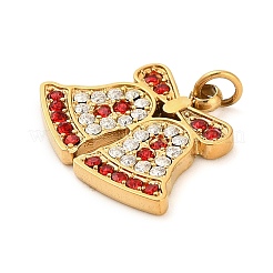 Подвески со стразами из нержавеющей стали 304&nbsp;LS-FIND-I062-01G-04