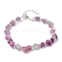 Armbänder aus natürlichen Quarzsplittern für Frauen&nbsp;BJEW-H623-01S-02