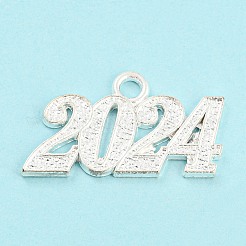 Подвески с цифрами из сплава&nbsp;PALLOY-D028-01S