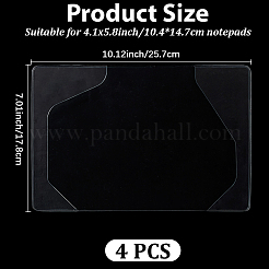 PVCブックカバー  長方形  透明  257x178x0.7mm&nbsp;AJEW-WH20120-14B