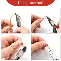 4 шт. 4 стиля плоскогубцы из углеродистой стали для изготовления ювелирных изделий&nbsp;TOOL-YW0001-80