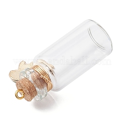 10 шт. подвески в виде бутылок желаний из океанского стекла&nbsp;PALLOY-JF04570