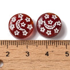 Прозрачные бусины лэмпворк LAMP-P065-04A-07