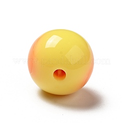 Perle acriliche opache bicolore&nbsp;LS-SACR-K003-03A