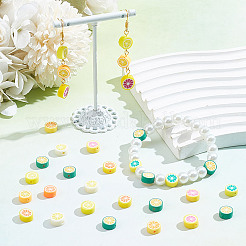 170 шт. 10 стиля фруктовых бусин из полимерной глины ручной работы&nbsp;CLAY-AR0001-33