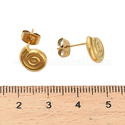 Серьги-гвоздики из нержавеющей стали 304&nbsp;EJEW-C162-02C-G