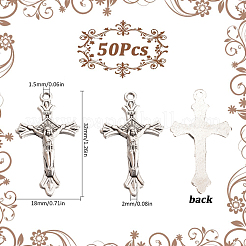 50pcs Legierungsanhänger im tibetischen Stil&nbsp;FIND-SC0015-44