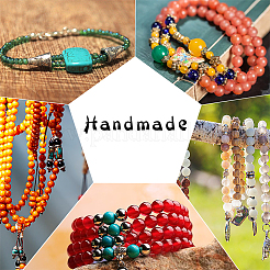 2 нити бусин из натурального черного агата G-GO0001-08