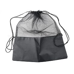 Портативные полиэфирные баскетбольные футбольные сетчатые сумки на шнурке ABAG-WH0035-040