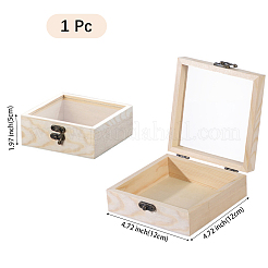 Aufbewahrungsboxen aus Holz&nbsp;WOCR-DJ0001-01B
