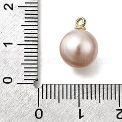 Подвески из АБС-пластика с жемчугом&nbsp;FIND-H052-01F-01G