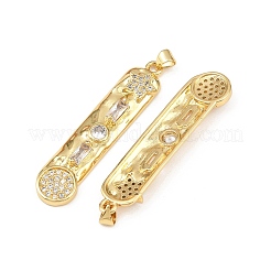 Латунные микро проложить кубического циркония большие кулоны&nbsp;KK-F919-20G