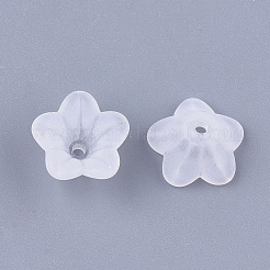 5-лепестковые прозрачные акриловые шарики FACR-T001-10