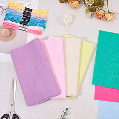 7шт. нетканый войлочный материал 7-х цветов&nbsp;DIY-CP0012-69E