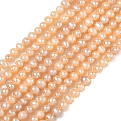 Нити из натурального культивированного пресноводного жемчуга&nbsp;PEAR-L034-02