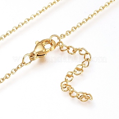 Collane con ciondolo in ottone con micro pavé di zirconi chiari a tema pasquale&nbsp;X-NJEW-L146-20G