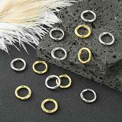 20 шт. 2 цвета стойки покрытие сплава пружинные кольца застежки&nbsp;PALLOY-CJ0002-40