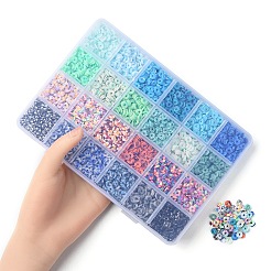 3960шт 24 стилей ручной работы из полимерной глины CLAY-YW0001-77