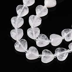 Природных кристаллов кварца бисер нитей G-P570-E21-01