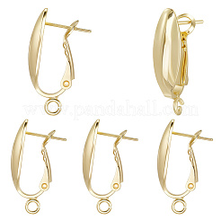 10 пара латунных сережек-колец KK-BBC0019-32