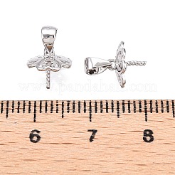 Антикоррозийные 925 стерлинговый серебряный кулон bails STER-T007-90P