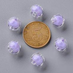 Abalorios de acrílico transparentes&nbsp;TACR-S152-04A-SS2114