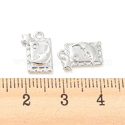 Латунные микро проложить кубического циркония подвески&nbsp;KK-E090-09P