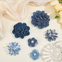 6 stücke 6 arten tuch ornament zubehör&nbsp;DIY-CY0003-19
