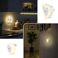4 stücke 2 arten abs kunststoff sensor led nachtlicht&nbsp;AJEW-TA0002-99