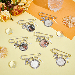 Наборы для самостоятельного изготовления брошей из нержавеющей стали на выпускной&nbsp;AJEW-NB00020