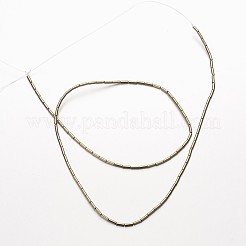 Electroplate non magnetici ematite sintetico fili di perline&nbsp;G-F300-37C