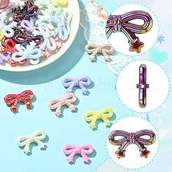 30шт УФ-покрытие непрозрачные акриловые бусины&nbsp;PACR-YW0001-49