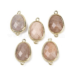 Подвески с гранеными соединителями из натуральных и синтетических драгоценных камней&nbsp;G-K347-11G