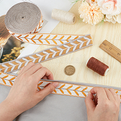 Жаккардовая полиэфирная лента длиной 12 м. OCOR-OC0001-46B