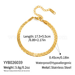 Bracelets à chaîne en acier inoxydable 304 pour femmes&nbsp;WT4400-2