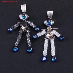 Стеклянные стразы бусины GLAA-P046-B07