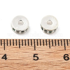 Латунные микро проложить кубического циркония бусы KK-R216-14S-04