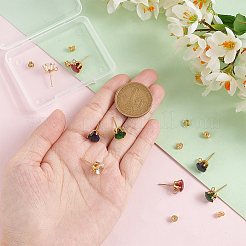 8 шт. 4-цветное ионное покрытие (IP) из нержавеющей стали 304 фурнитура для сережек-гвоздиков STAS-UN0050-60