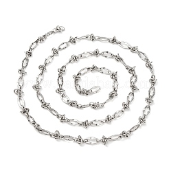 Узел из нержавеющей стали 304 с овальными звеньями цепи CHS-S012-05P