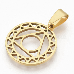 Tema chakra 201 ciondoli in acciaio inossidabile&nbsp;STAS-N089-14G
