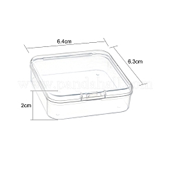 Квадратные пластиковые контейнеры для хранения шарика&nbsp;CON-FS0001-09